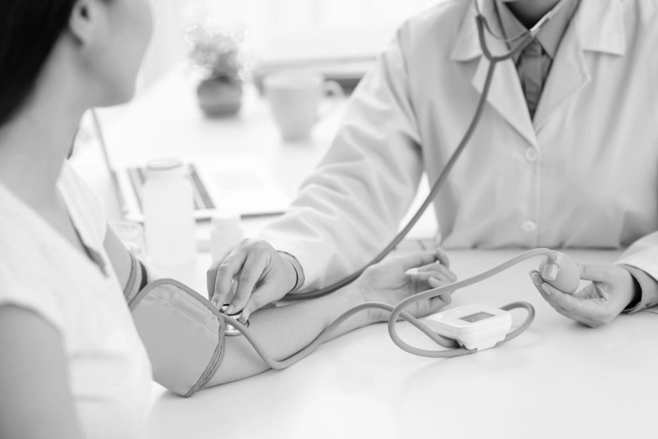 Patient receiving medical care